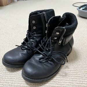 Torrid Black Combat Boots